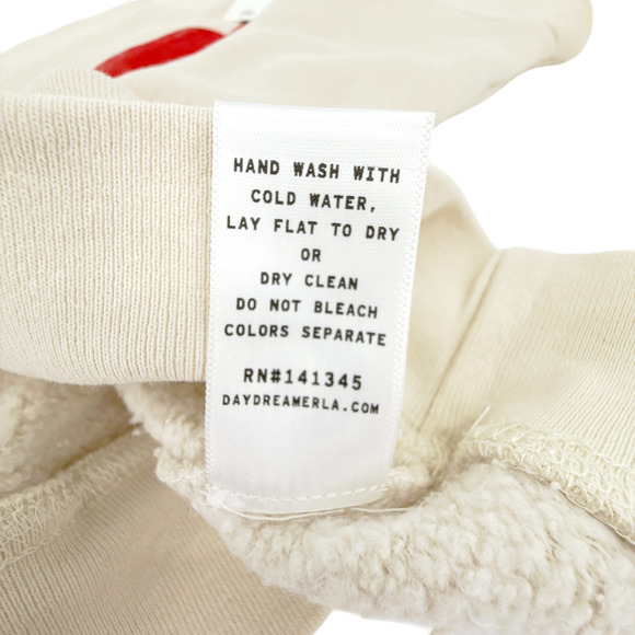 Copied - DAYDREAMER Heart Cutoff Sweatshirt in Dirty White S - Picture 8 of 12